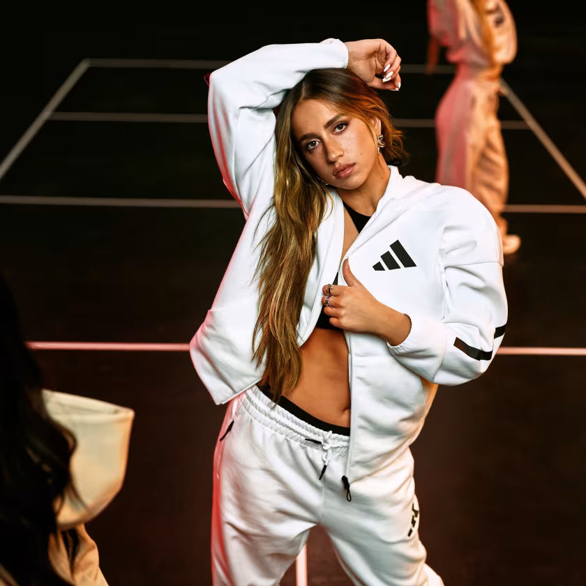 Chaqueta con capucha ADIDAS Z.N.E. Blanca