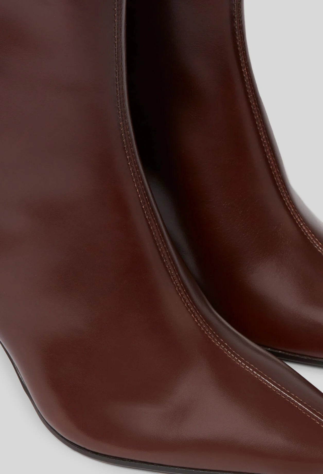 Botín de Piel Claudie Pierlot — Chocolate