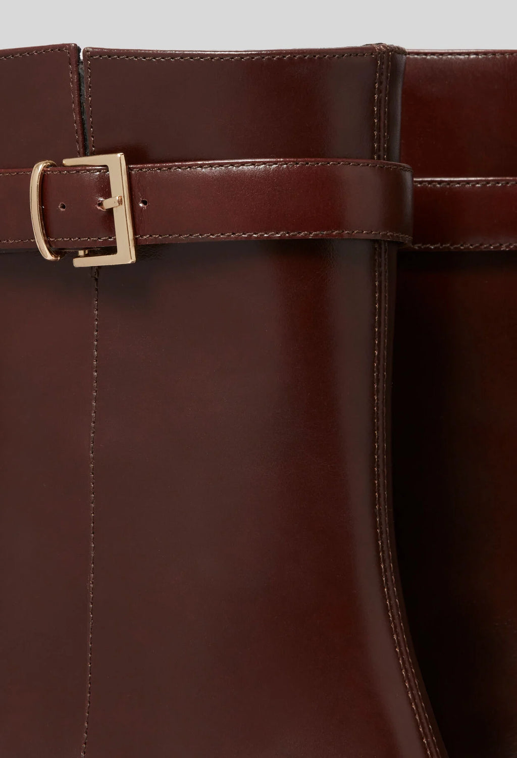 Botín de Piel Claudie Pierlot — Chocolate
