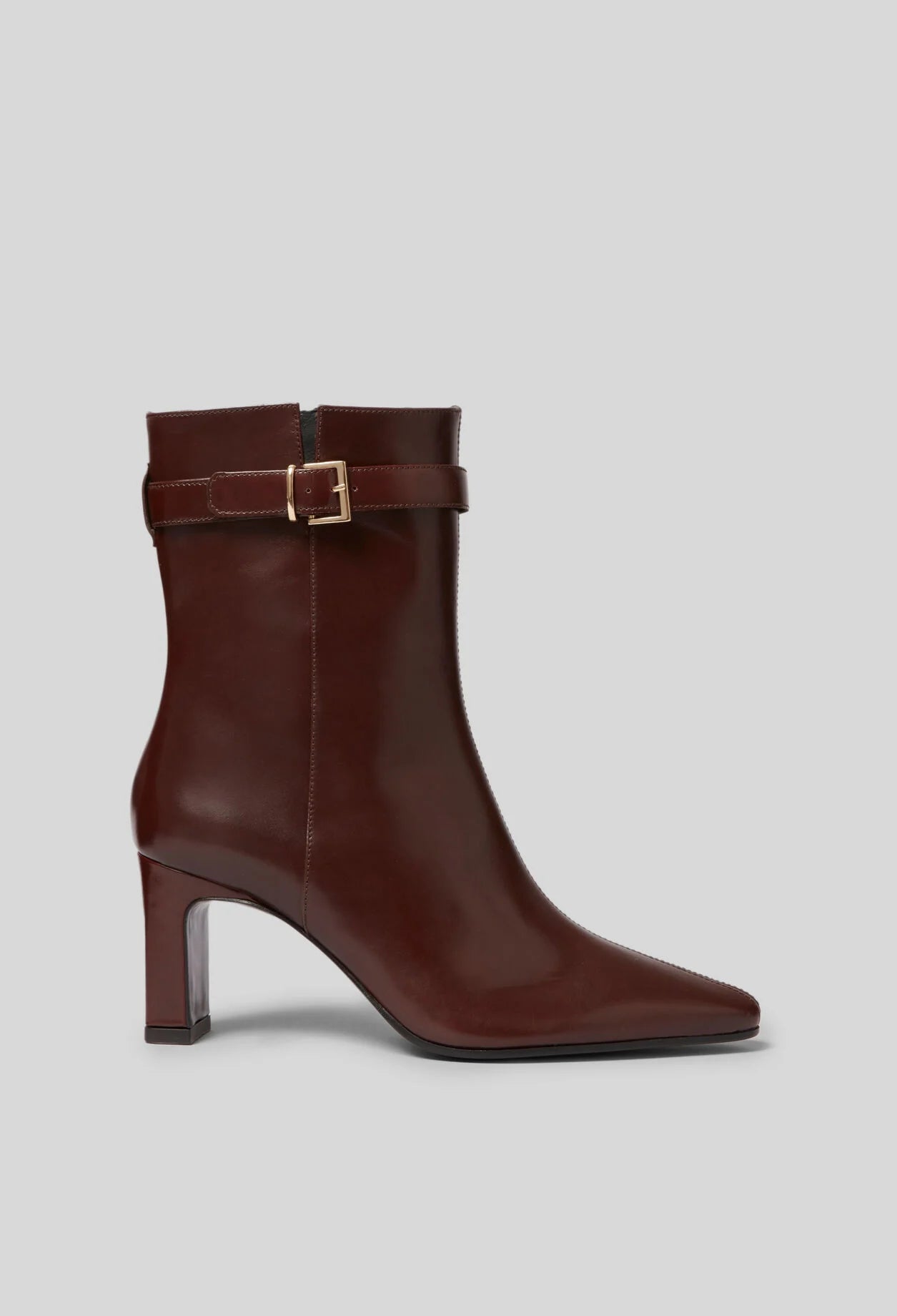 Botín de Piel Claudie Pierlot — Chocolate