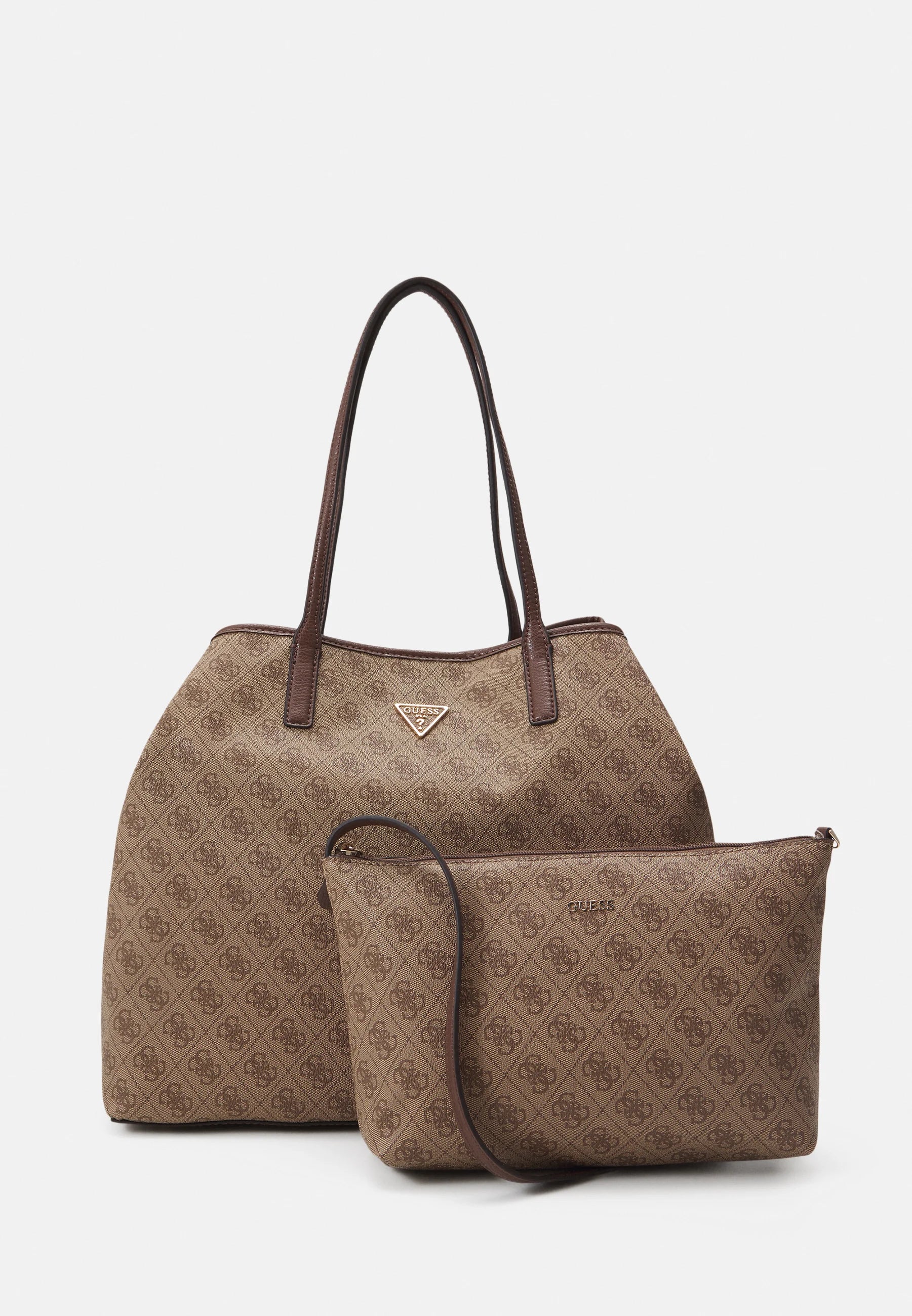 GUESS BOLSO VICTTORIA 2 IN  1 TOTE SET  latte/brown