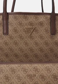 GUESS BOLSO VICTTORIA 2 IN  1 TOTE SET  latte/brown