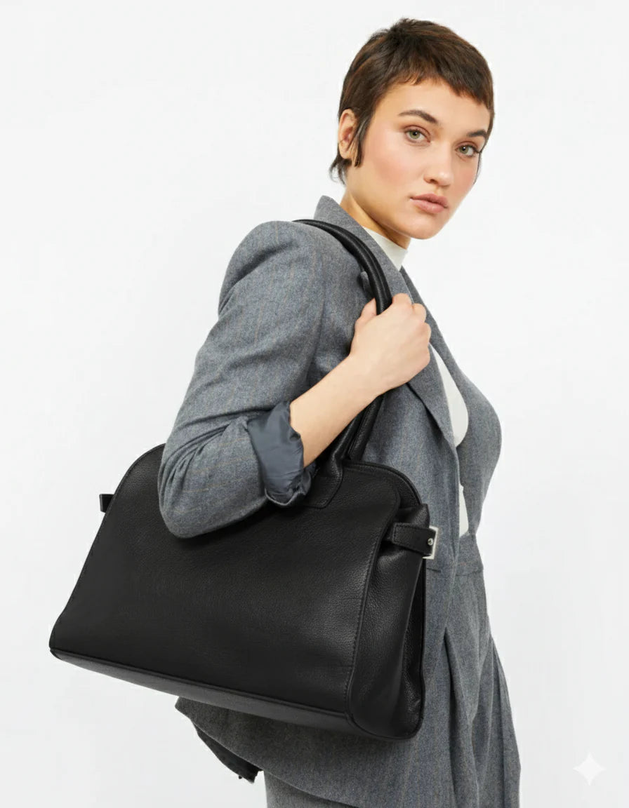 Bolso shopper grande Midara Negro