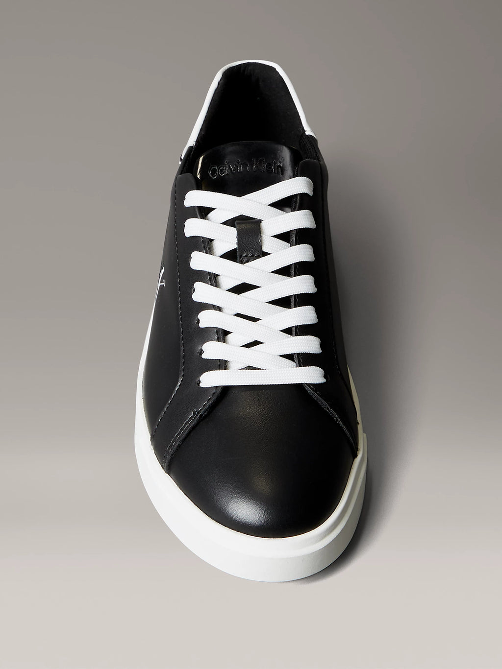 Zapatillas Calvin Klein Piel Logo Distintivo Black