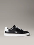 Zapatillas Calvin Klein Piel Logo Distintivo Black