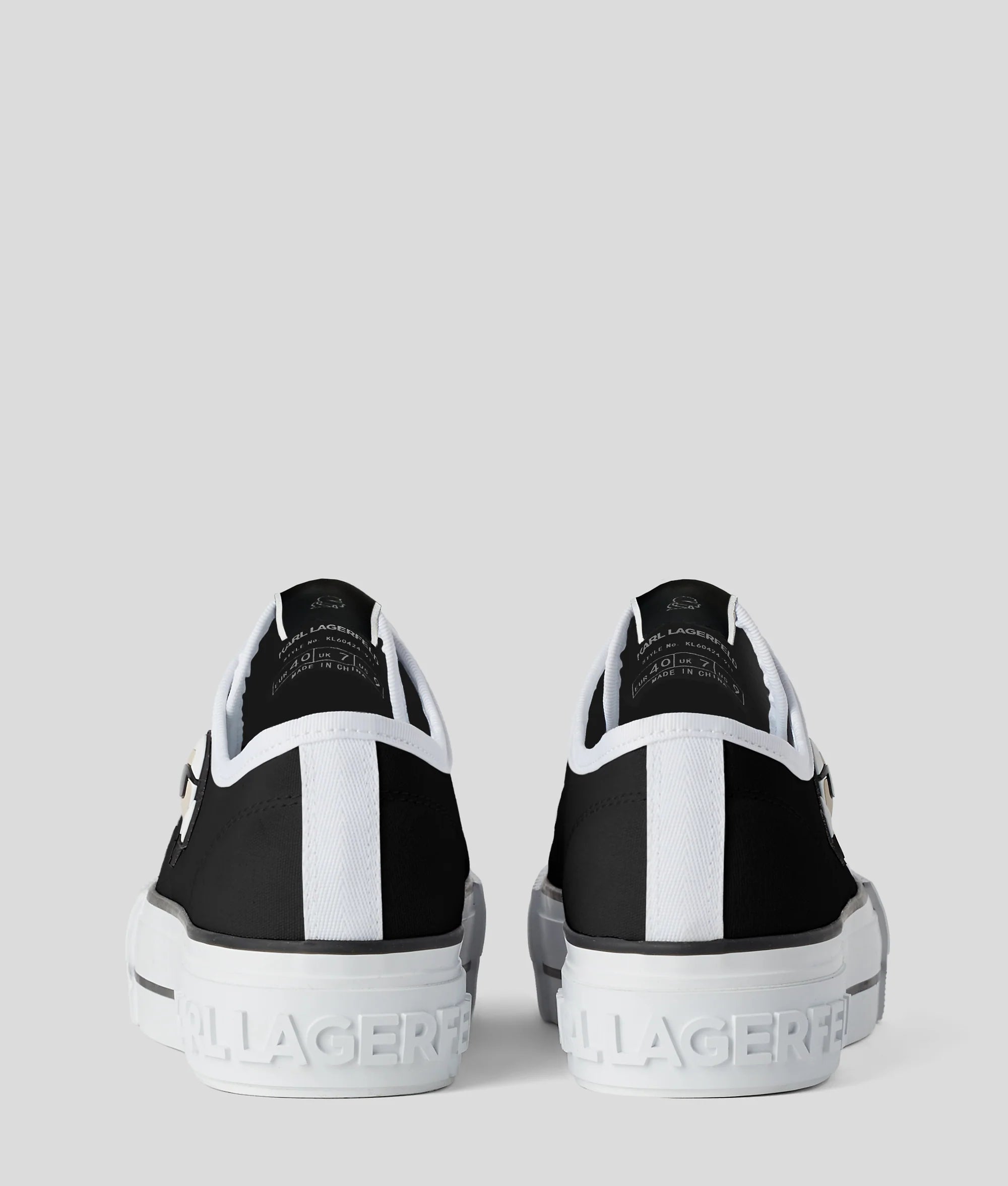 KARL LAGERFELD KAMPUS MAX PATCH LACE - Zapatillas - black