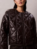 Chaqueta reversible acolchada impermeable Calvin Klein marrón chocolate