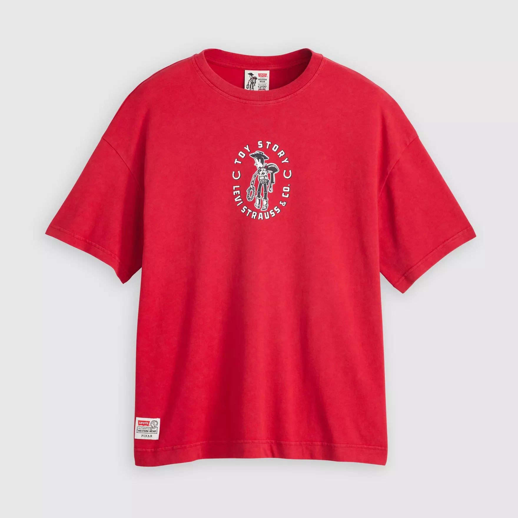 Levi's Camiseta Boxy Toy Story Woody Saddleman - Edición Limitada