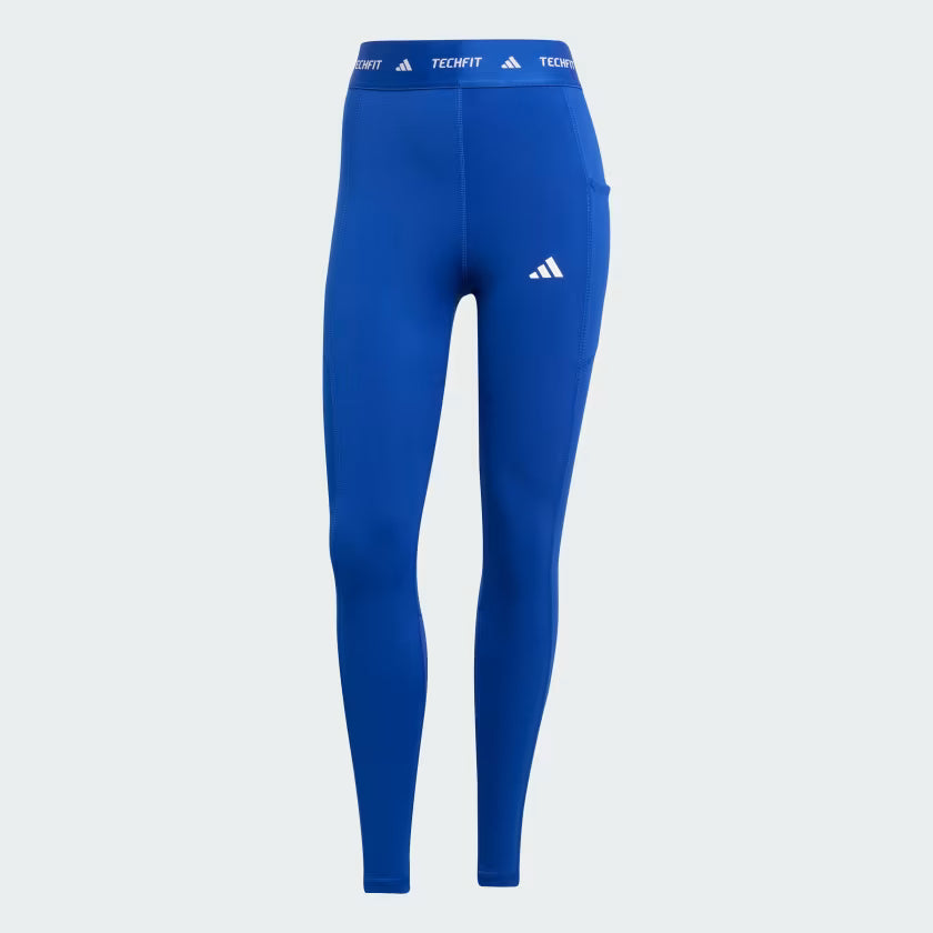 Mallas largas Techfit Stash Pocket Royal Blue