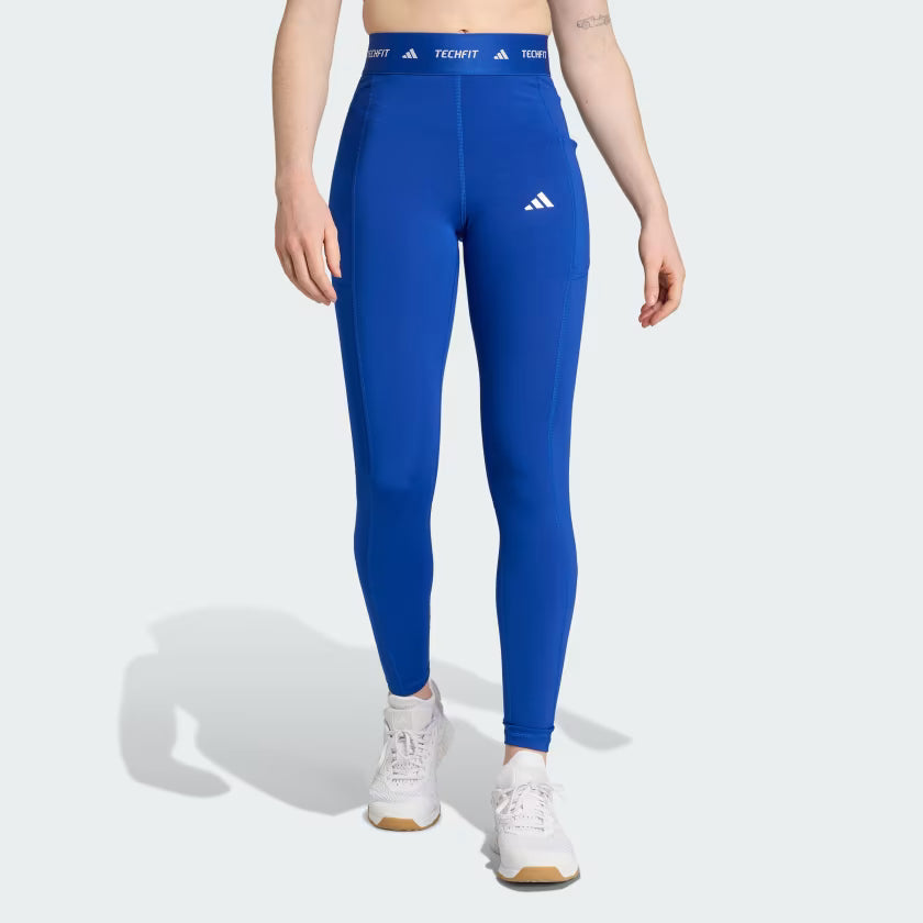 Mallas largas Techfit Stash Pocket Royal Blue