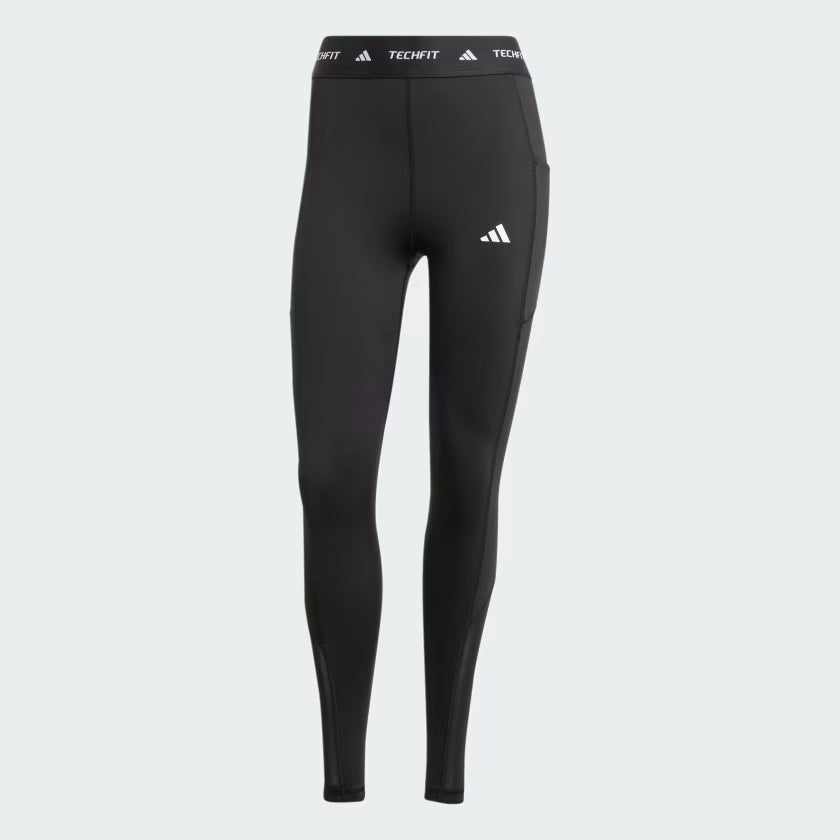 Mallas largas Techfit Stash Pocket Negras