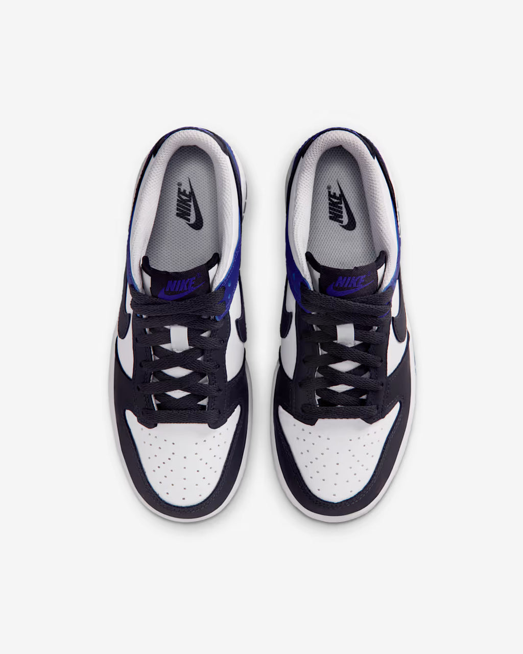 Nike Dunk Low Azul Tinta Blanco Negro