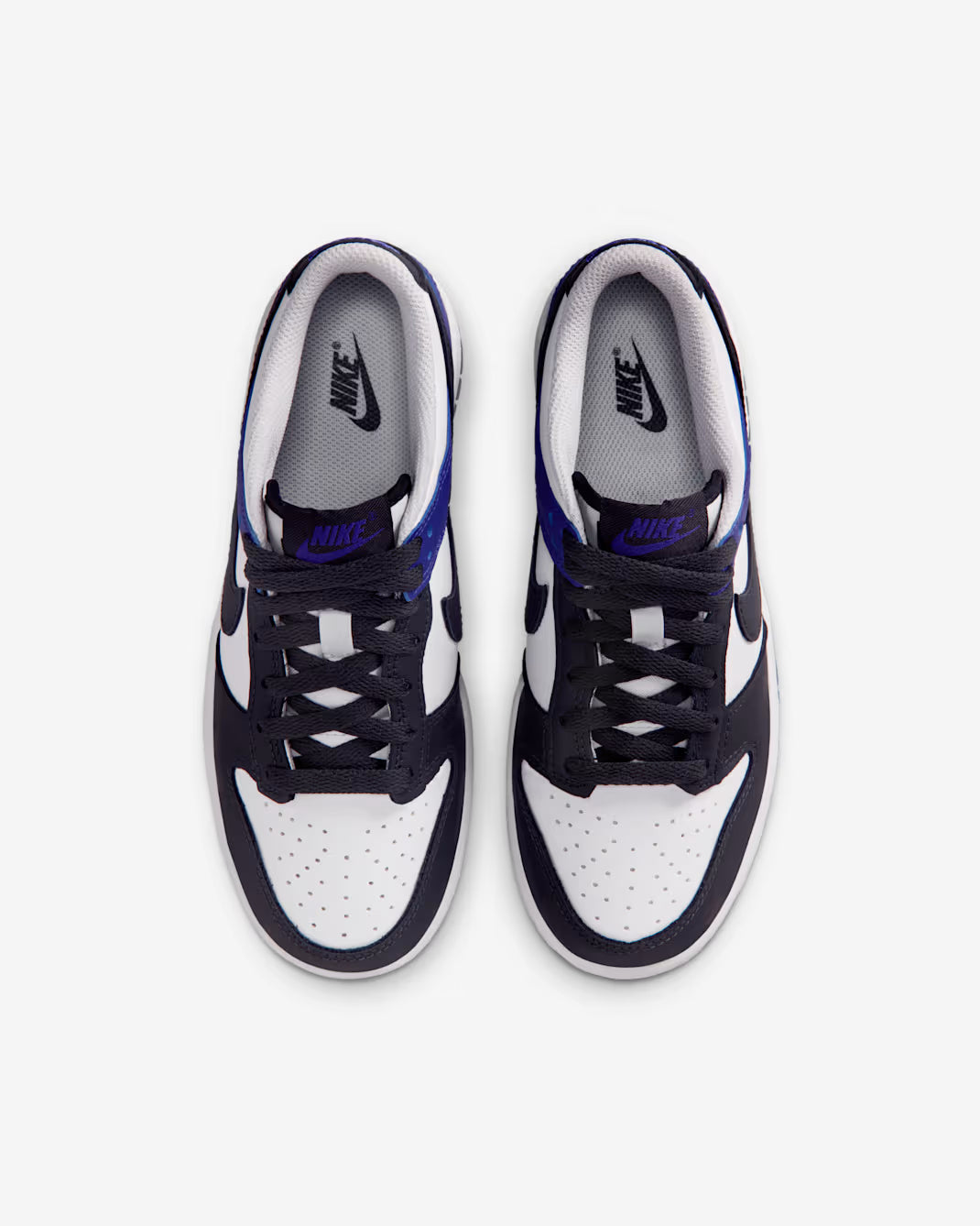 Nike Dunk Low Azul Tinta Blanco Negro