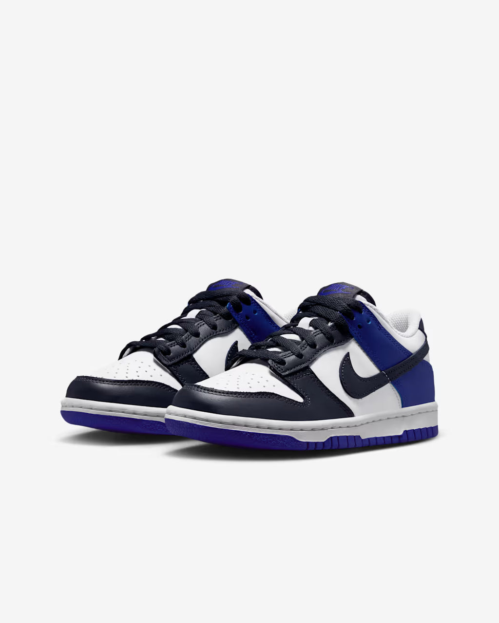 Nike Dunk Low Azul Tinta Blanco Negro