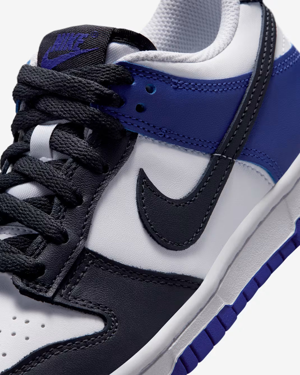 Nike Dunk Low Azul Tinta Blanco Negro
