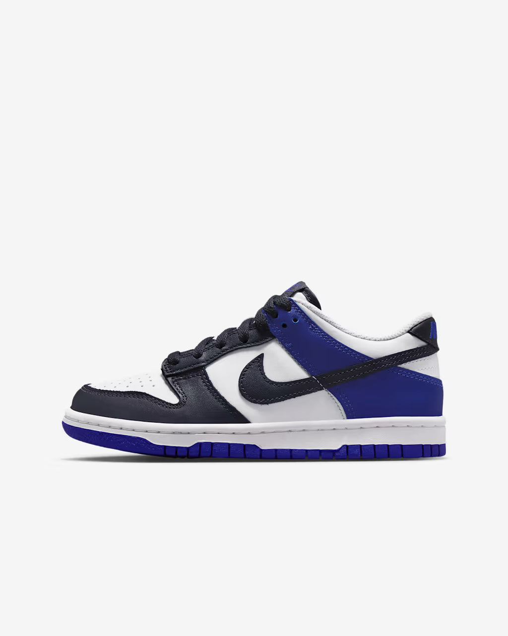 Nike Dunk Low Azul Tinta Blanco Negro