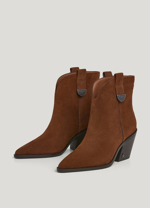 Pepe Jeans Botas de Ante - Capuccino Brown