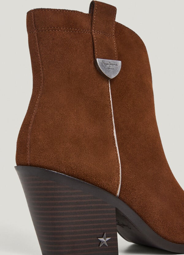 Pepe Jeans Botas de Ante - Capuccino Brown