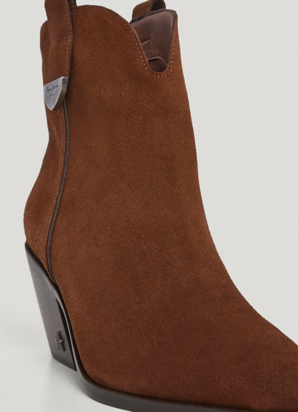 Pepe Jeans Botas de Ante - Capuccino Brown