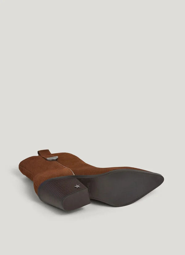 Pepe Jeans Botas de Ante - Capuccino Brown