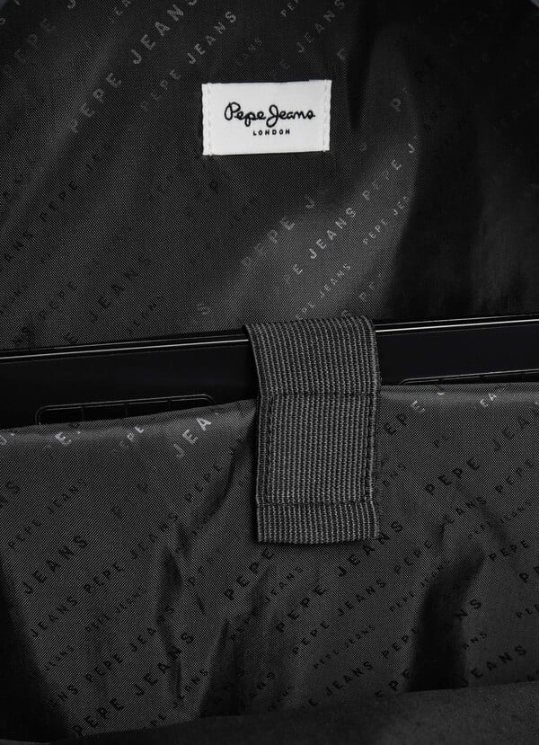 Pepe Jeans Mochila Portátil con Logo - Azul Navy