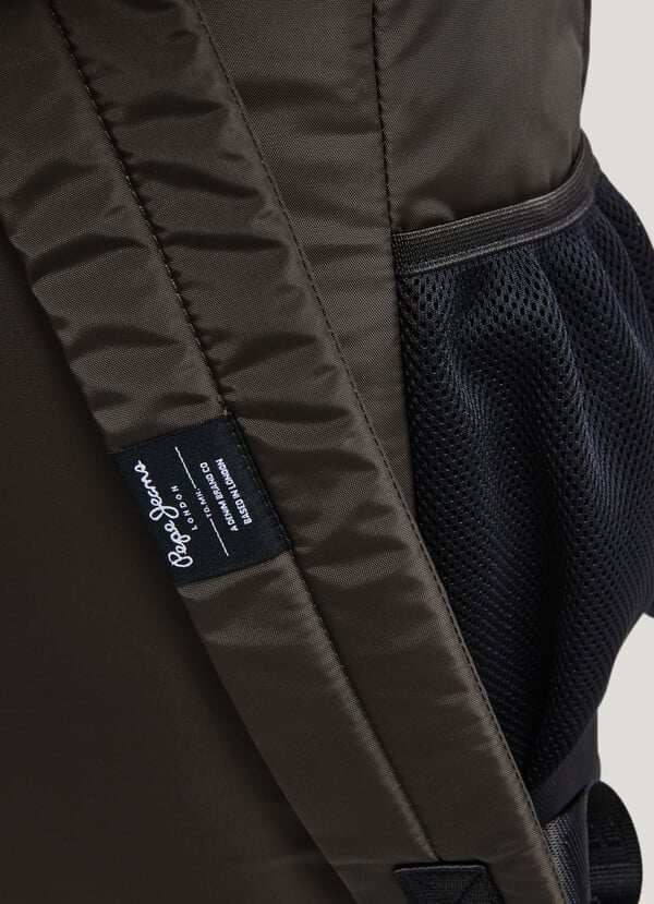 Pepe Jeans Mochila Portátil con Logo - Dark Grey