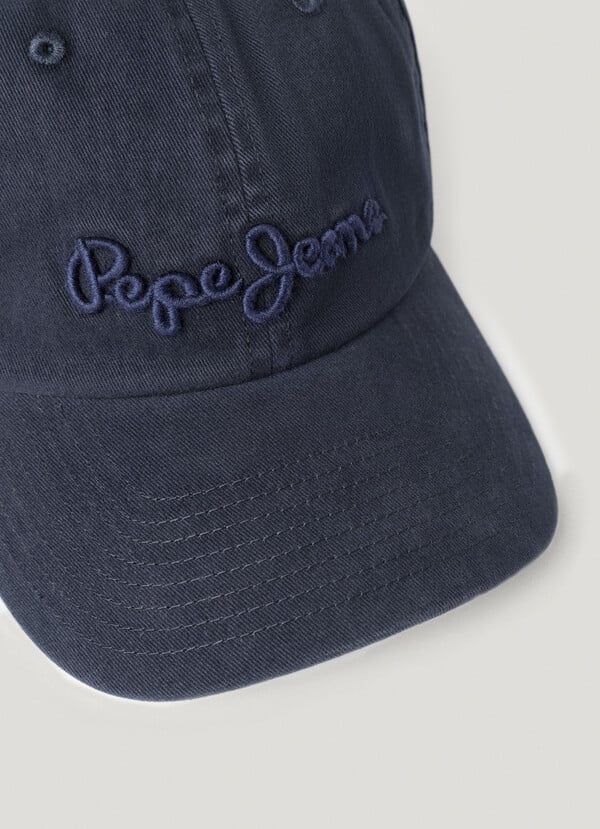 Pepe Jeans Gorra Sarga con Logo Bordado - Azul