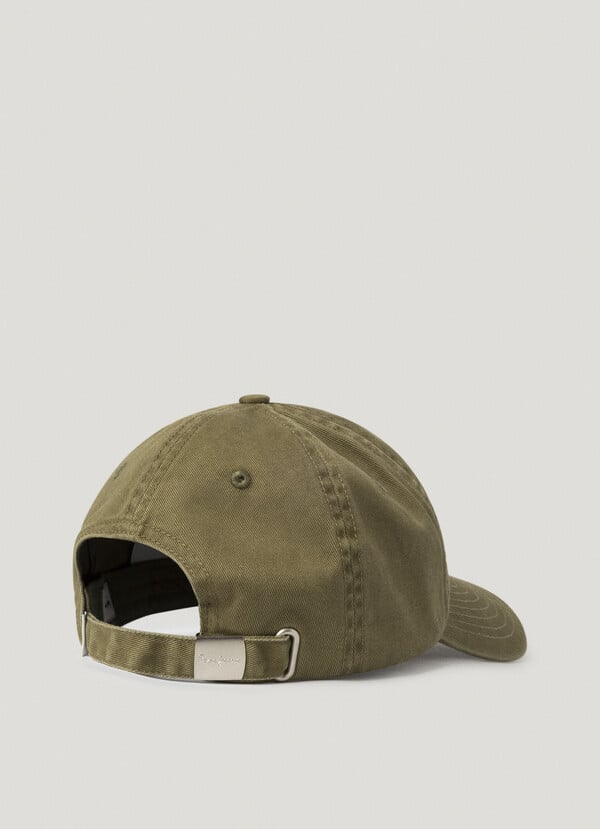 Pepe Jeans Gorra Sarga con Logo Bordado - Military Green
