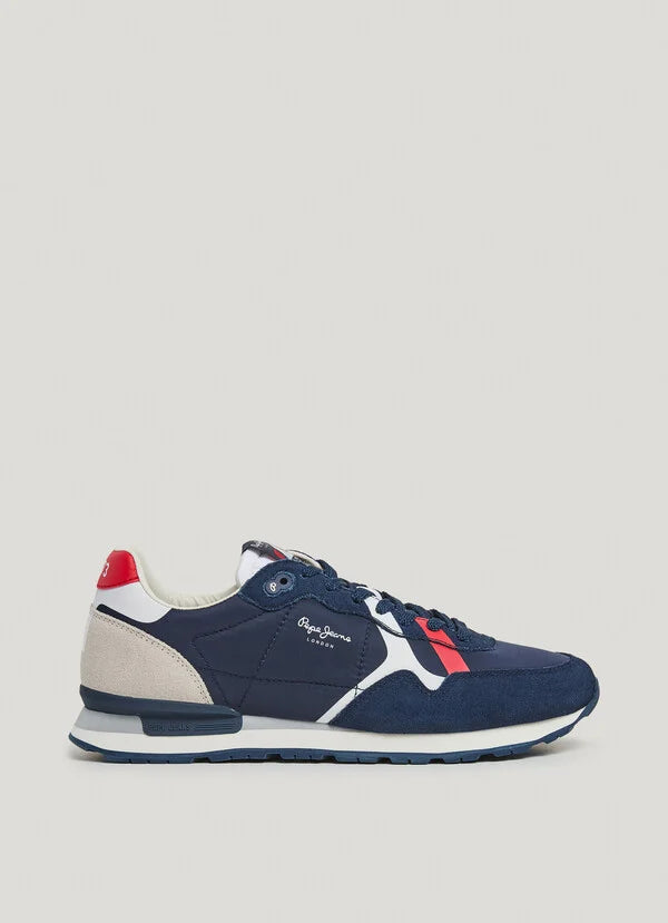 Pepe Jeans Zapatillas Running Retro - Brit Azul