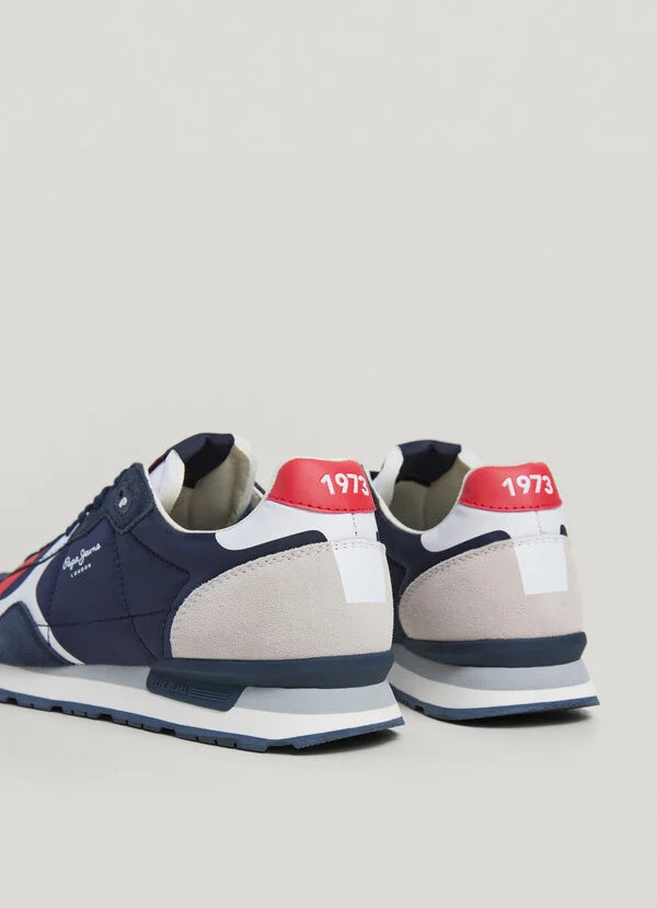 Pepe Jeans Zapatillas Running Retro - Brit Azul