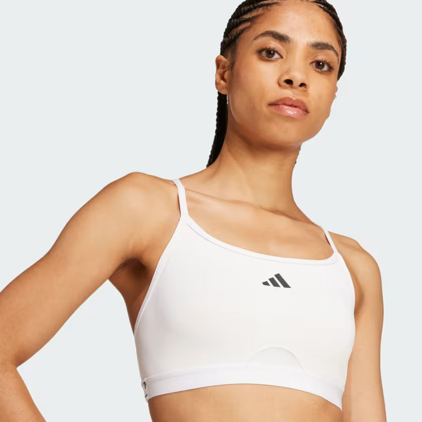 Sujetador Aeroreact Training 3 bandas Blanco
