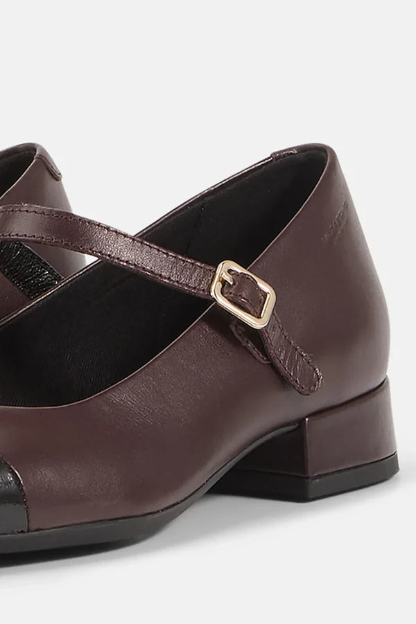 Zapato Cherry Lady | Mary Jane | Granate/Negro