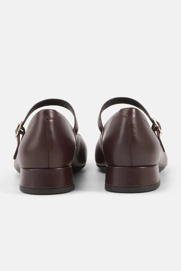 Zapato Cherry Lady | Mary Jane | Granate/Negro