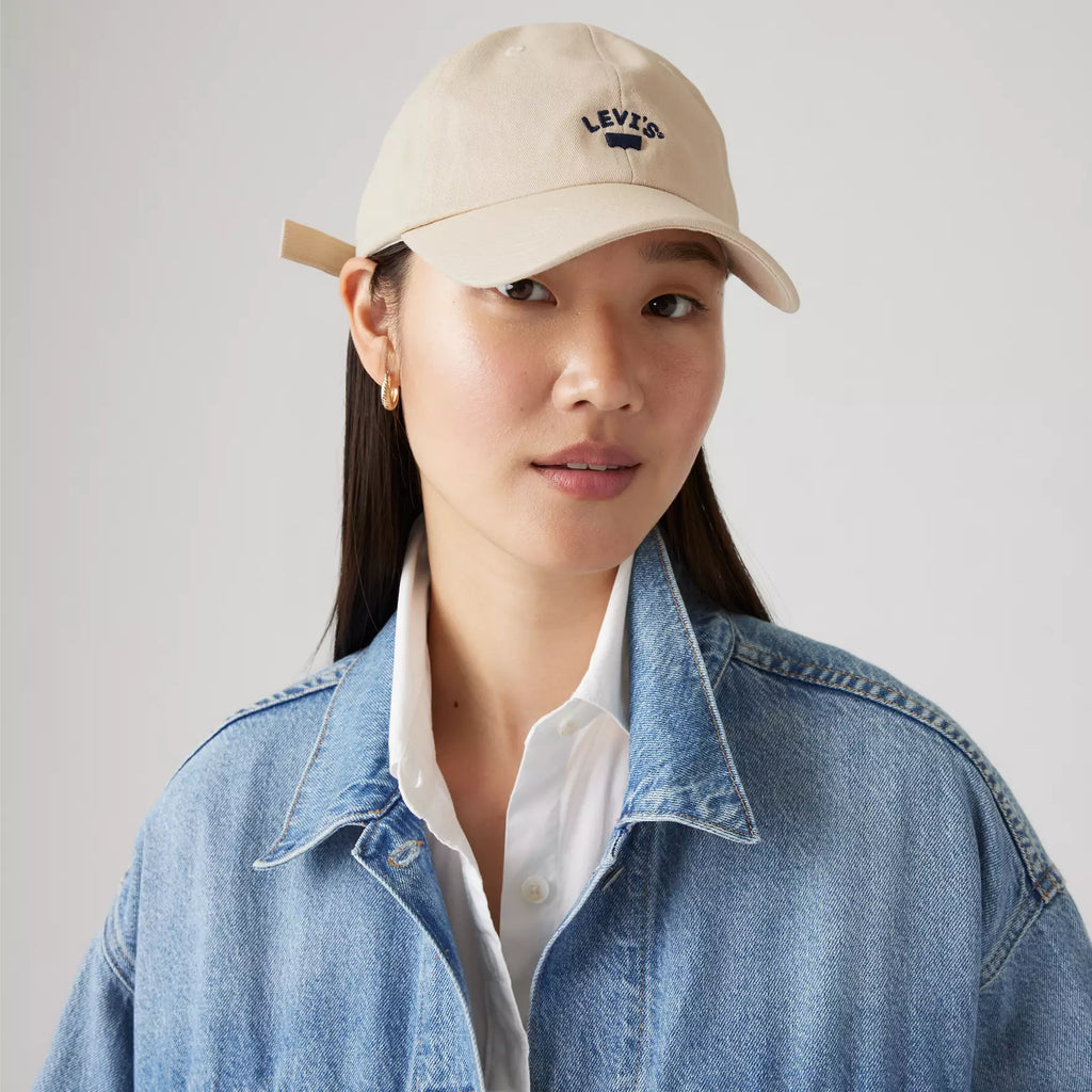 Levi's Gorra Con Logo Lazy Girl - Off White