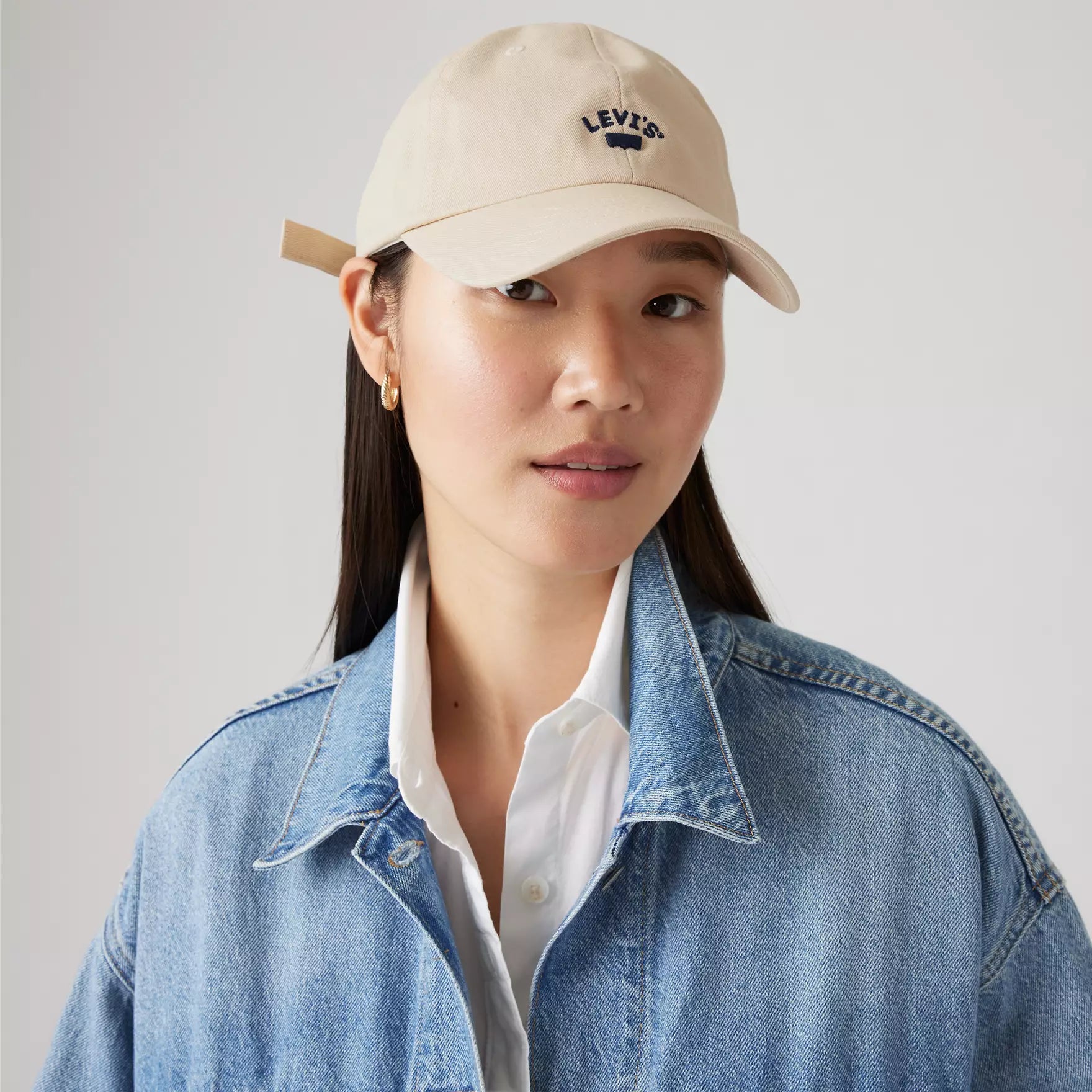 Levi's Gorra Con Logo Lazy Girl - Off White