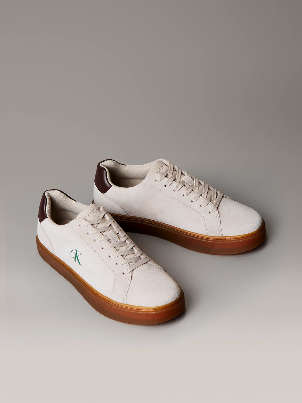 Zapatillas de piel y ante con suela flexible chateau/bordeaux