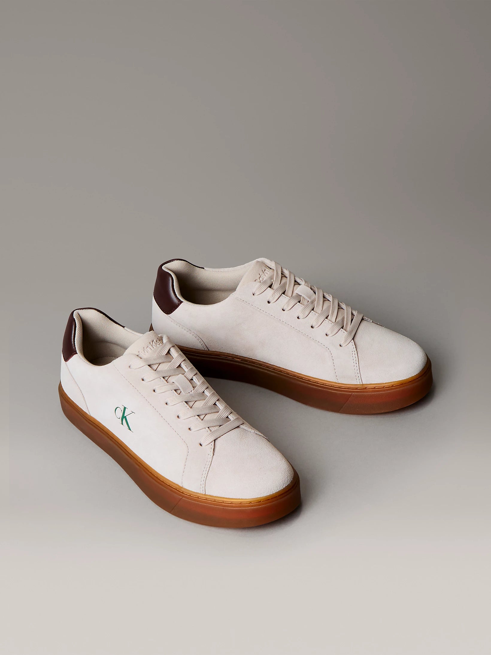 Zapatillas de piel y ante con suela flexible chateau/bordeaux