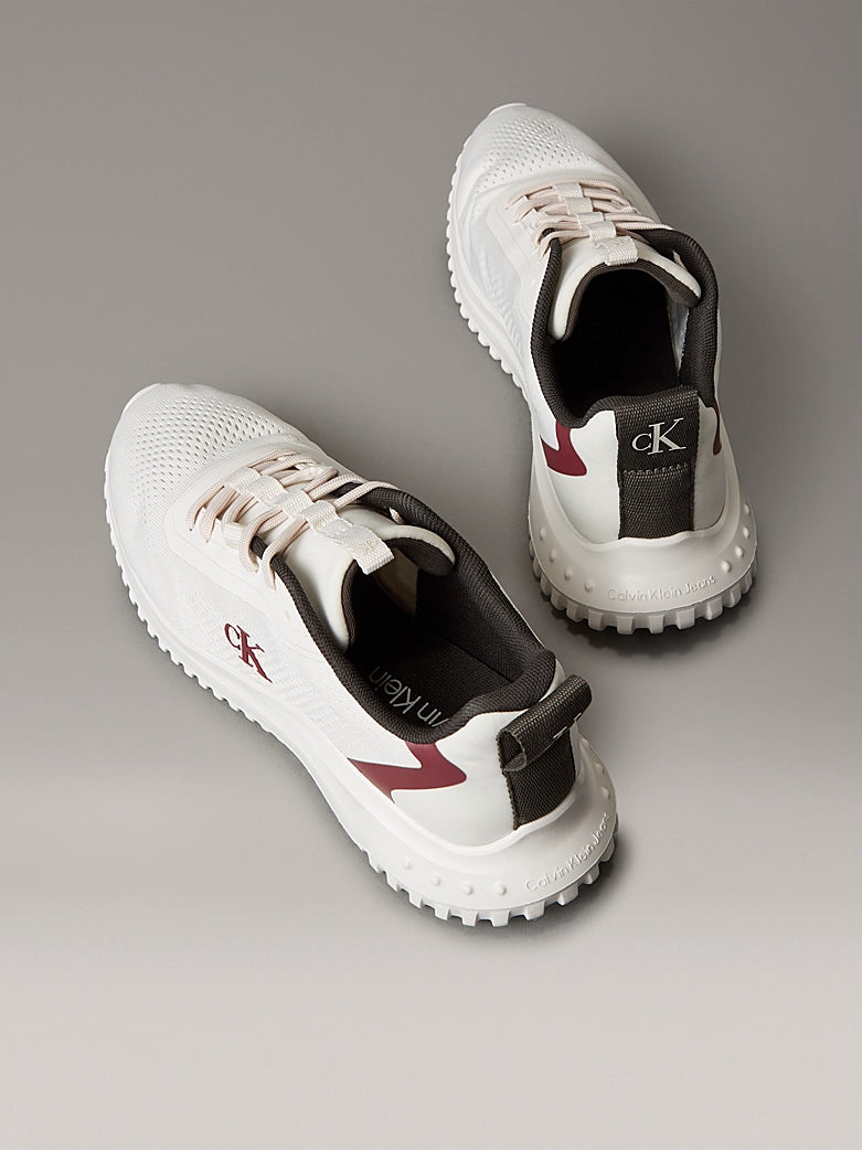 Zapatillas ultraligeras de malla transpirable lily white/beluga/new maroon