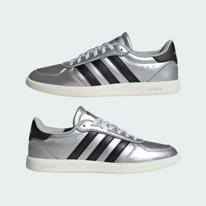 Zapatilla Breaknet Sleek Matte Silver / Core Black / Off White