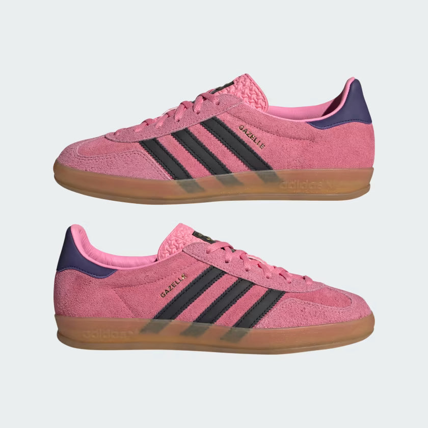 Zapatilla Adidas Gazelle Indoor Bliss Pink / Core Black / Collegiate Purple