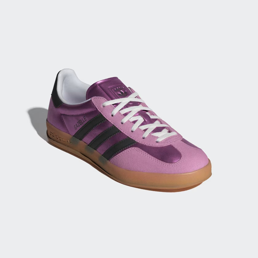 Zapatilla Adidas Indoor Gazelle Violeta Metalizado