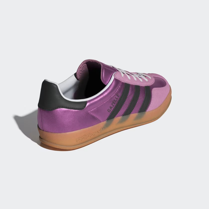 Zapatilla Adidas Indoor Gazelle Violeta Metalizado
