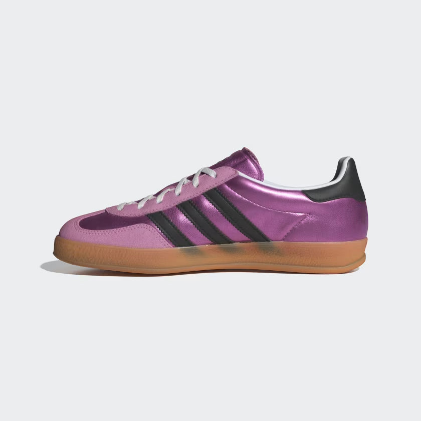 Zapatilla Adidas Indoor Gazelle Violeta Metalizado