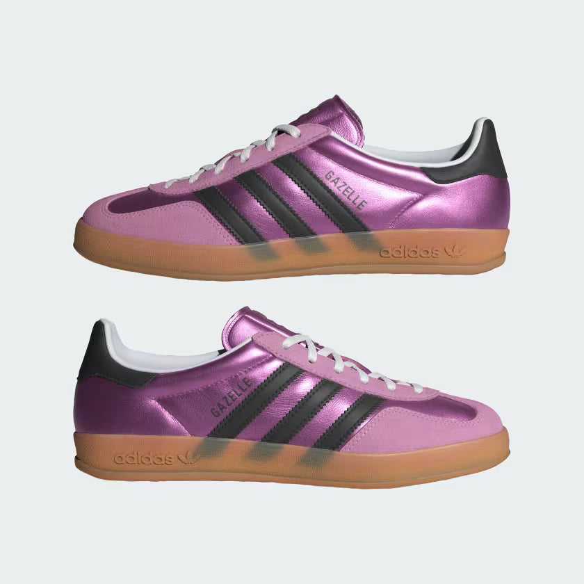 Zapatilla Adidas Indoor Gazelle Violeta Metalizado