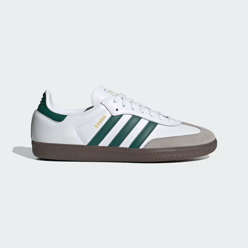 Adidas Samba OG Unisex - Zapatillas Cloud White / Collegiate Green / Clear Granite