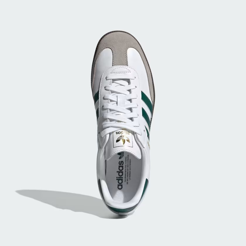 Adidas Samba OG Unisex - Zapatillas Cloud White / Collegiate Green / Clear Granite