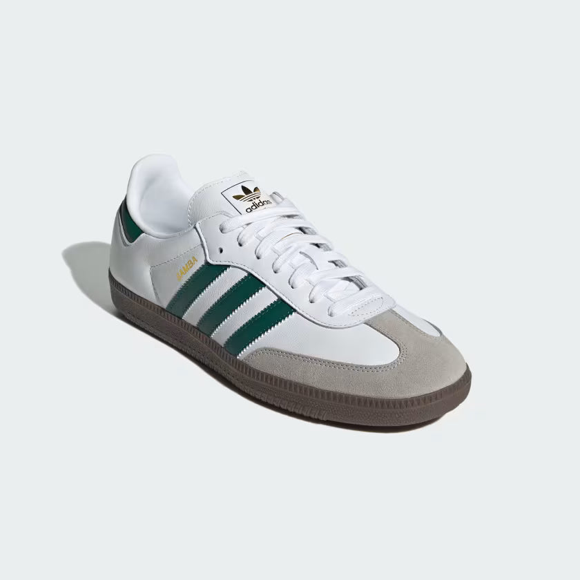 Adidas Samba OG Unisex - Zapatillas Cloud White / Collegiate Green / Clear Granite