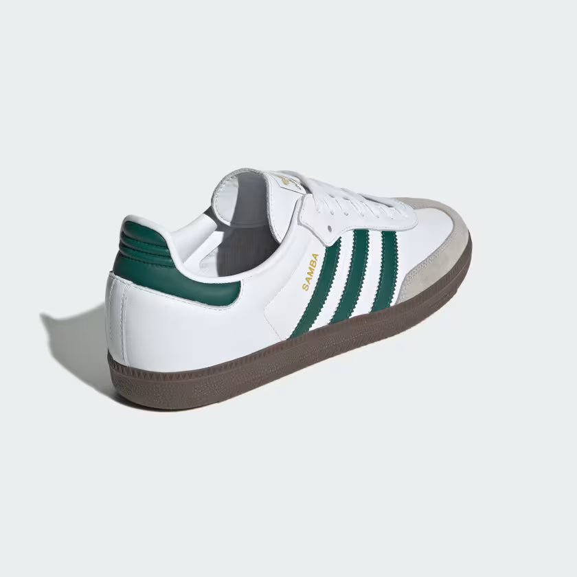Adidas Samba OG Unisex - Zapatillas Cloud White / Collegiate Green / Clear Granite