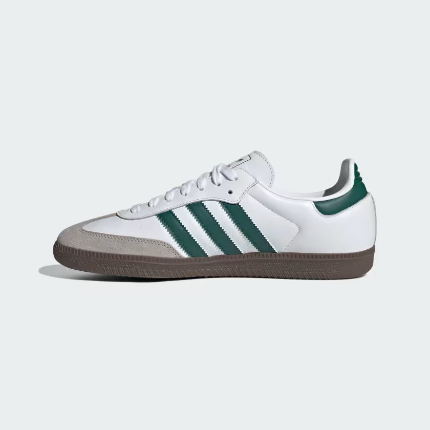 Adidas Samba OG Unisex - Zapatillas Cloud White / Collegiate Green / Clear Granite