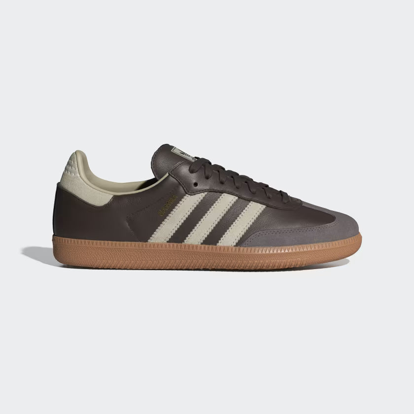 Adidas Samba OG - Brown / Putty Grey / Gold Metallic